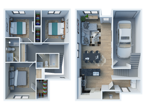3 Bedroom Floor Plan San Vicente